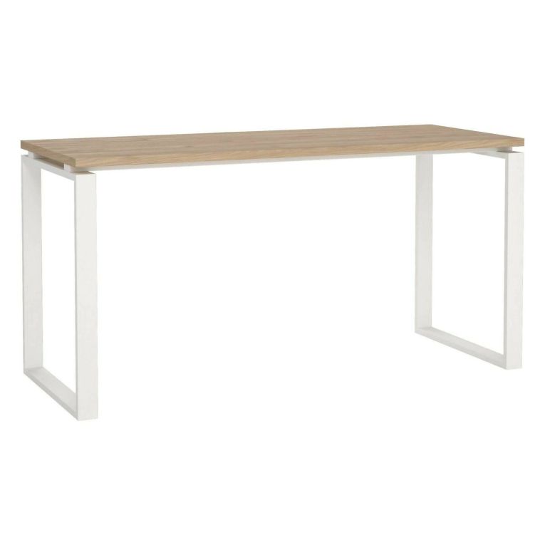 Scrivania lineare rovere e bianca 150x60cm - Arignano