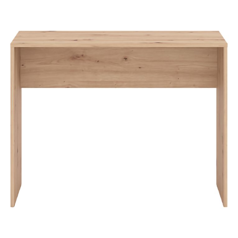 Scrivania Marrone Rovere Nodi un Ripiano Sfumatura Colore Struttura Rovere Nodi 98x45x74h cm, Sfumatura Colore Ripiano Rovere Nodi - Pichil