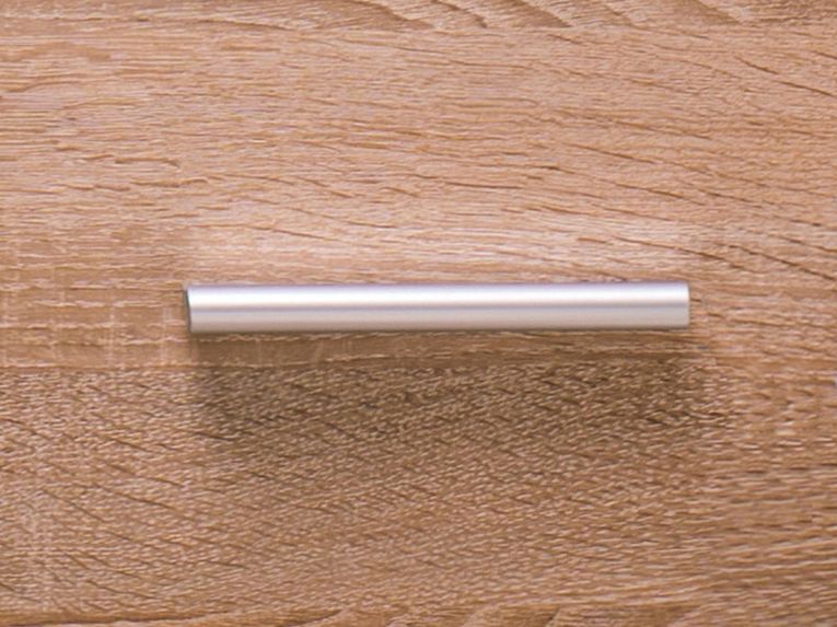 Scrivania Marrone Rovere un Ripiano 3 Cassetti 121x50x74.5h cm, Maniglie Incluse - Rifiano
