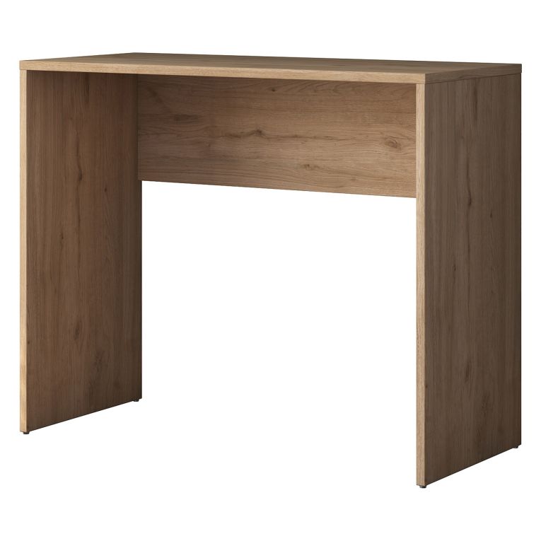 Scrivania Marrone Rovere un Ripiano Sfumatura Colore Ripiano Rovere 90x40x73h cm, Materiale Piano in Legno Nobilitato - Urio