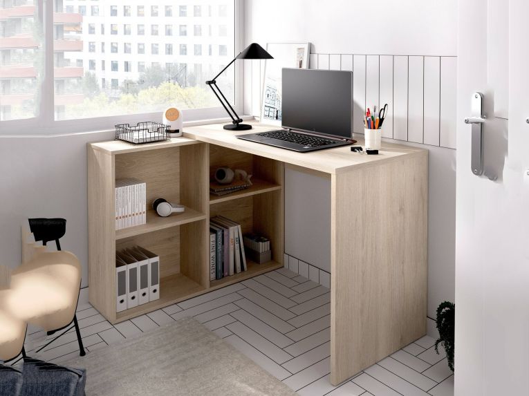 Scrivania modulabile rovere 121x96cm - Apricot