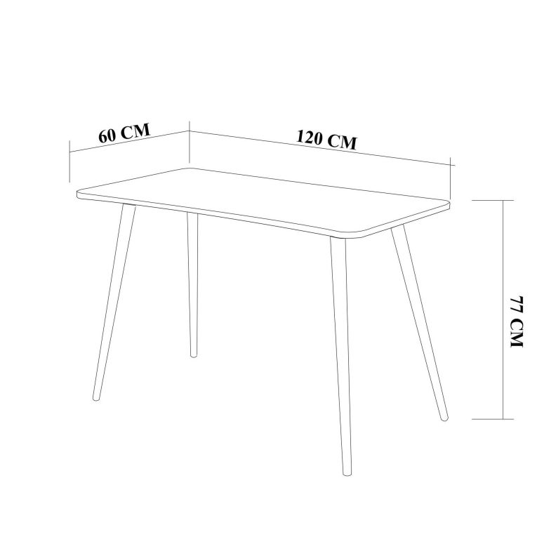Scrivania No quercia 120x60cm - Limite