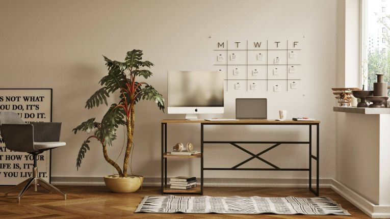 Scrivania No quercia 160x60cm con libreria - Galbiate