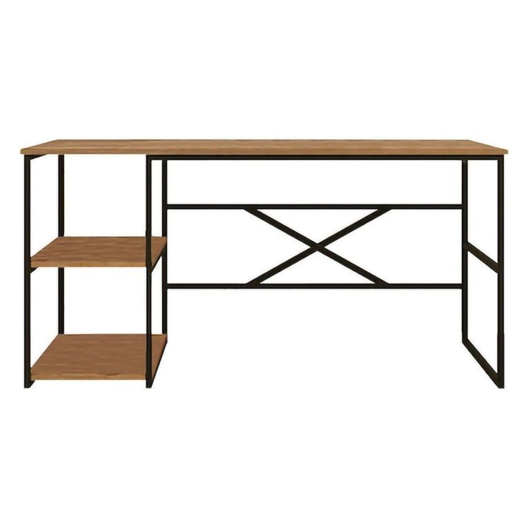 Scrivania No quercia 160x60cm con libreria - Galbiate