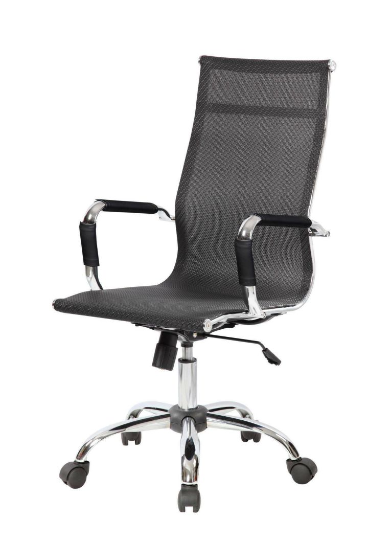Sedia con ruote Dardit, Nero, 63x54h106-116 cm