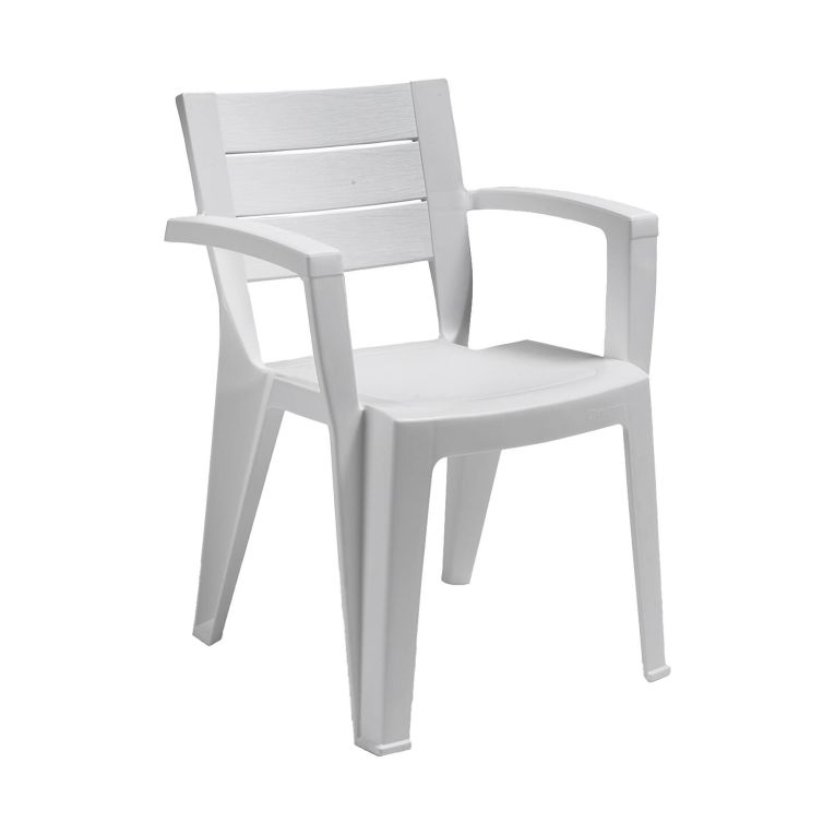 Sedia da esterno anti pioggia bianco - Camogli