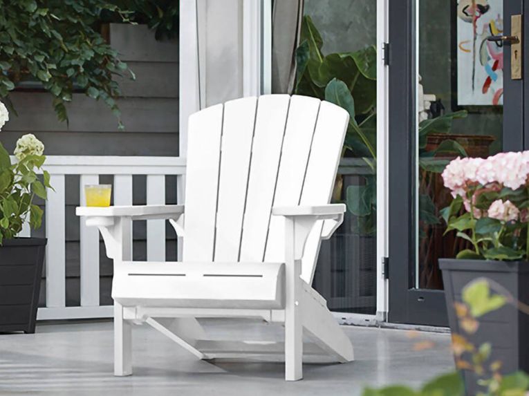 Sedia da esterno Creston, 80x93 h93 cm, Bianco