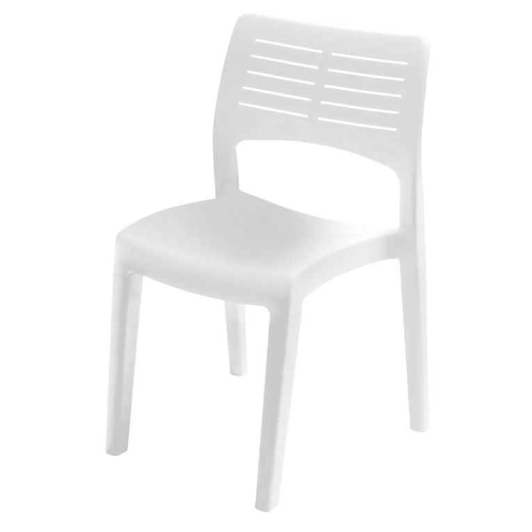 Sedia da esterno design bianco - Genny