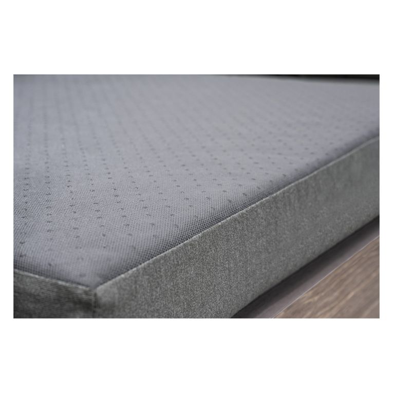 Sedia da Esterno Marrone Noce Grigio una Sedia Imbottito, Modulabile Componibile - Houghton