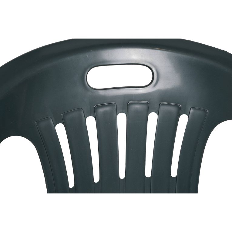 Sedia da esterno Velletri, Set di 4 sedute da giardino, Sedia per tavolo da pranzo, Poltrona outdoor, 100 % Made in Italy, 56x55h78 cm, Verde