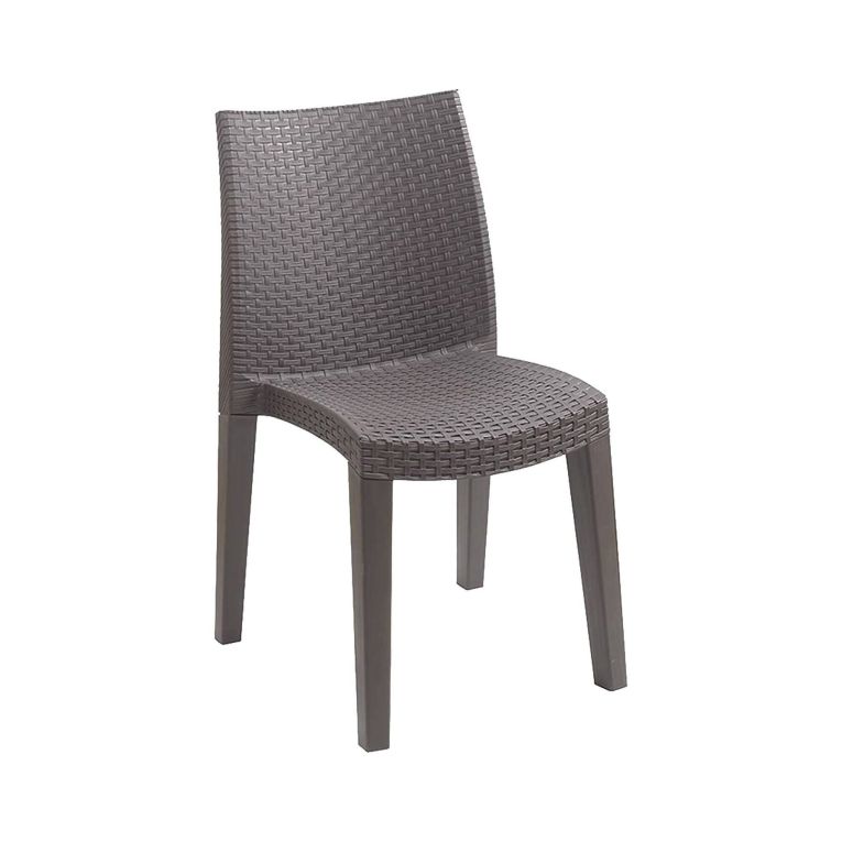Sedia da giardino impilabile marrone - Ant