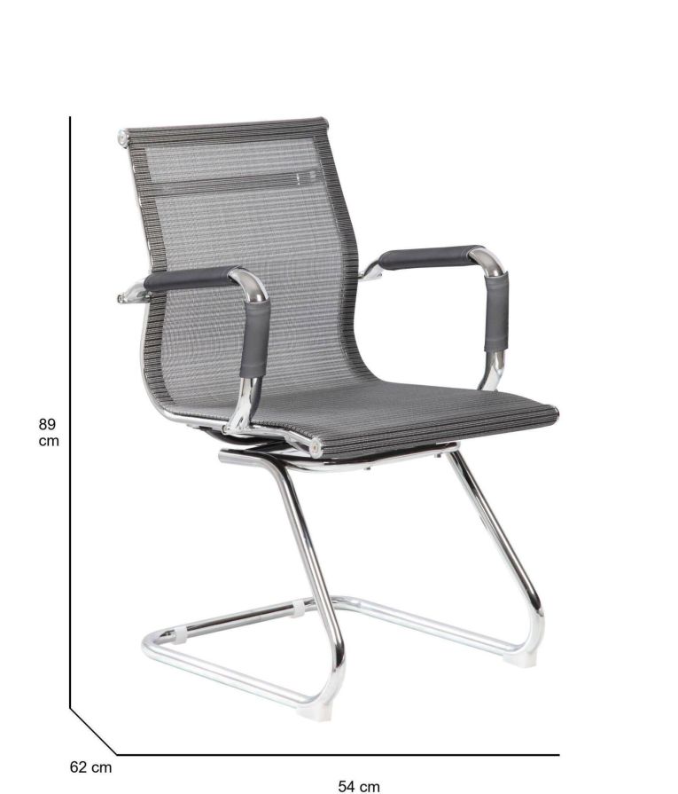 Sedia Dgoldon, 62x54h89 cm, Grigio