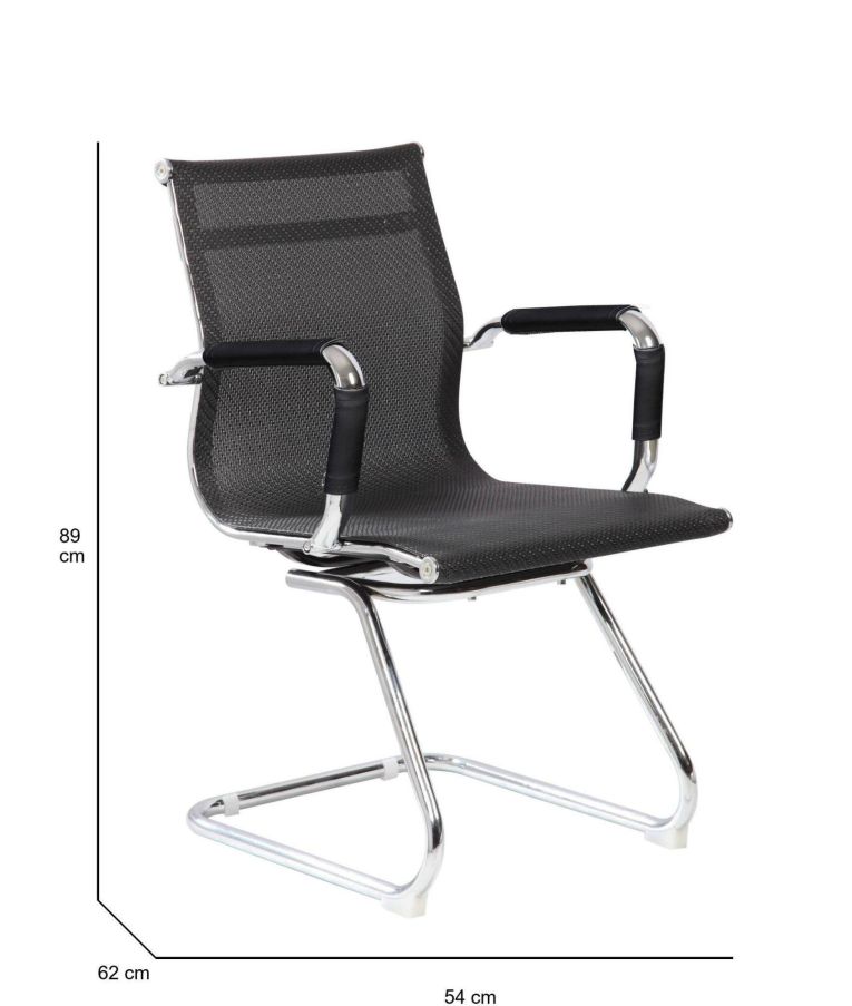 Sedia Dgoldon, 62x54h89 cm, Nero