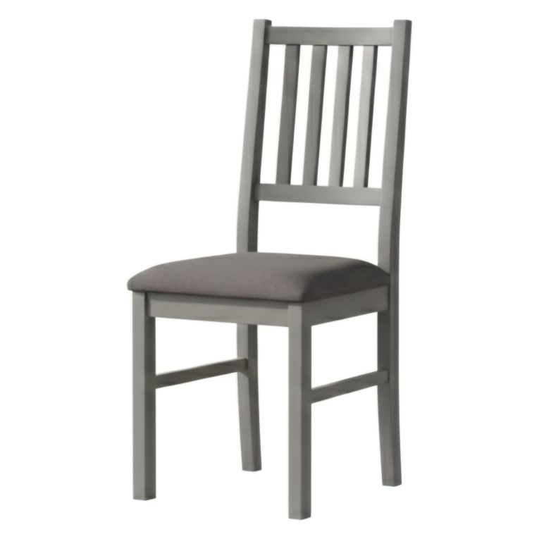 Sedia Grigio una Sedia Materiale Struttura in Legno Massello, Colore Seduta Grigio - Fraine