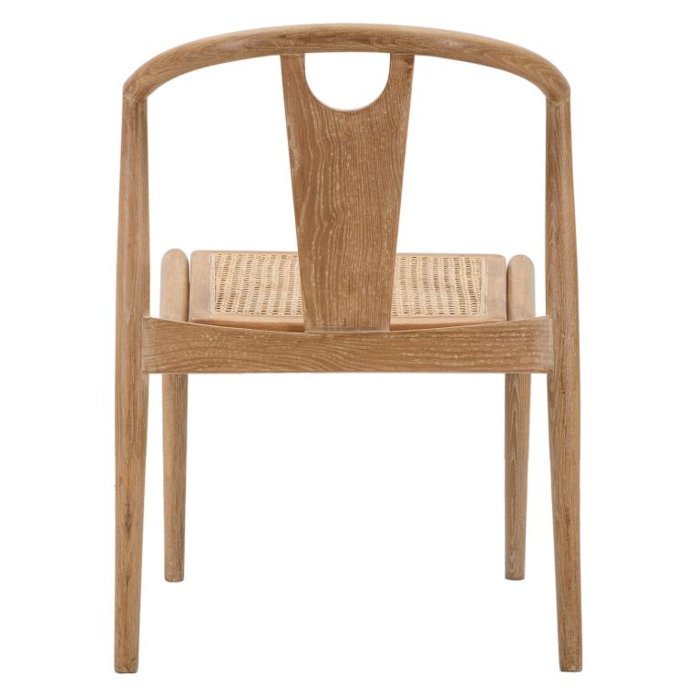 Sedia Marrone 2 Sedie Seduta in Rattan Intrecciato, Materiale Struttura in Legno - Ione