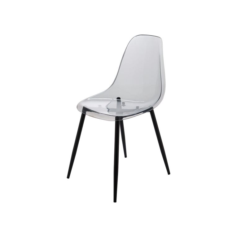Sedia minimal in plastica fume - Amstrong