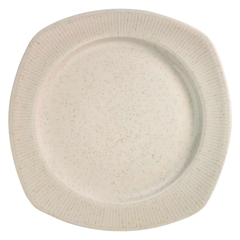 Servizio Piatti Bianco Crema set da 24 Sfumatura Colore Struttura Crema, Adatto per Lavastoviglie - Notomi