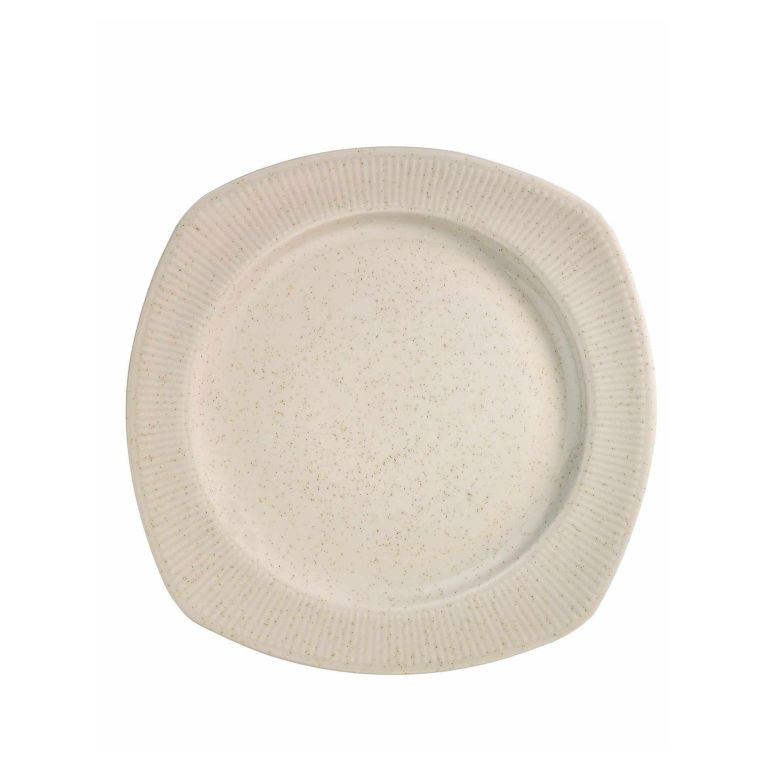 Servizio Piatti Bianco Crema set da 24 Sfumatura Colore Struttura Crema, Adatto per Lavastoviglie - Notomi