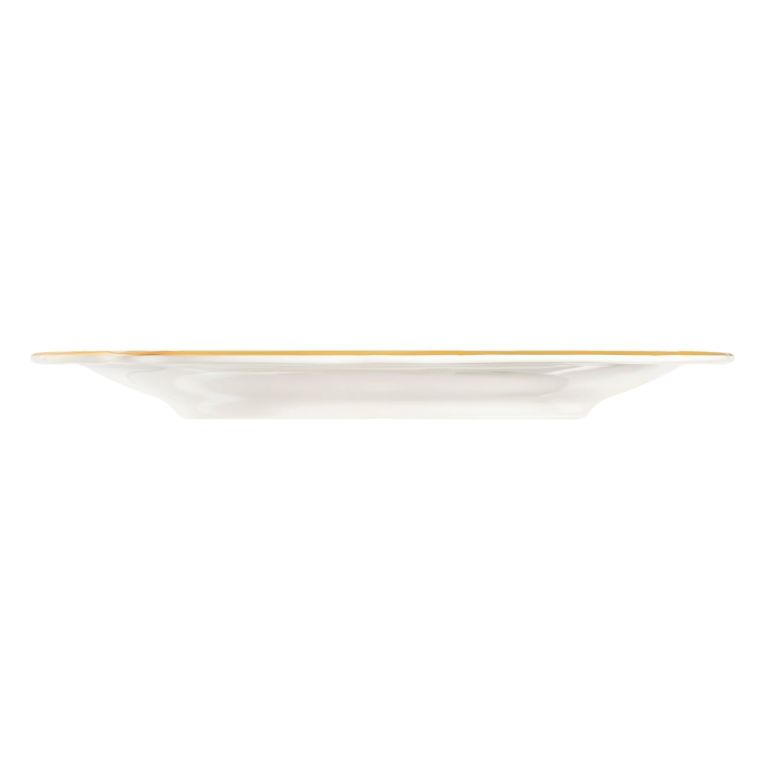 Servizio Piatti Bianco oro set da 24 Colore Struttura oro, Adatto per Lavastoviglie - Noraro