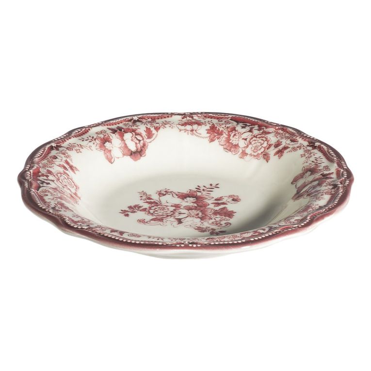 Servizio Piatti Bianco Viola Lilla set da 24 Colore Struttura Viola, Sfumatura Colore Struttura Lilla - Nosivare