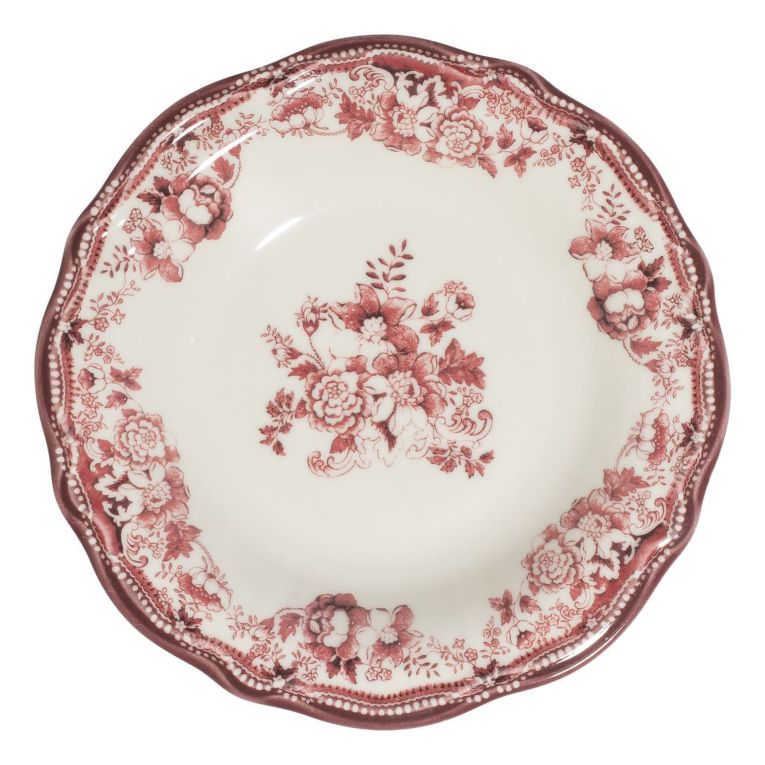 Servizio Piatti Bianco Viola Lilla set da 24 Colore Struttura Viola, Sfumatura Colore Struttura Lilla - Nosivare