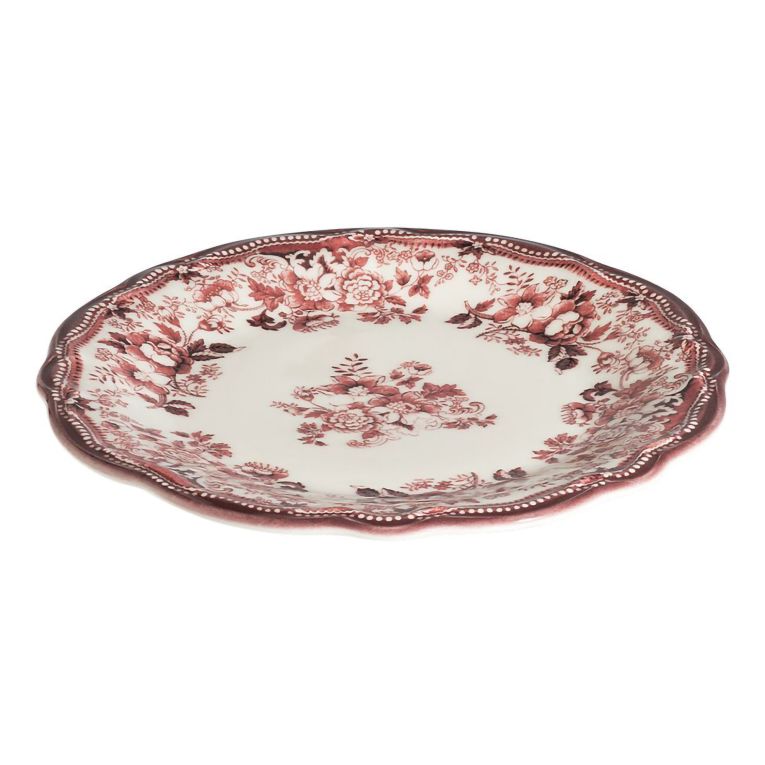 Servizio Piatti Bianco Viola Lilla set da 24 Colore Struttura Viola, Sfumatura Colore Struttura Lilla - Nosivare