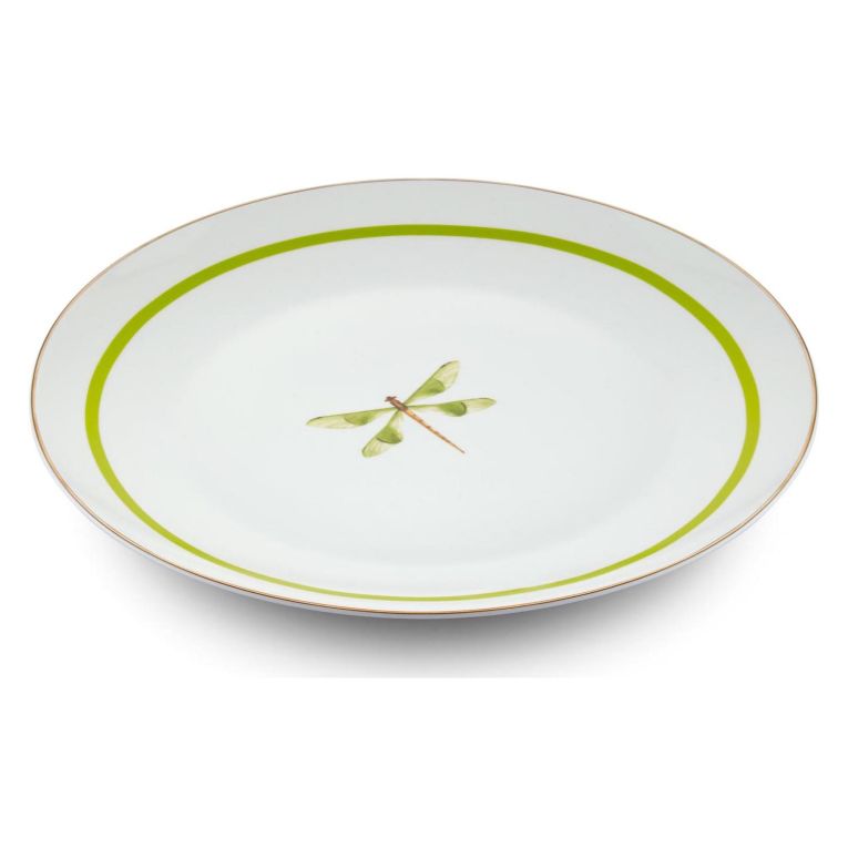 Servizio Piatti Multicolore set da 6 Adatto per Lavastoviglie, - Nilemora