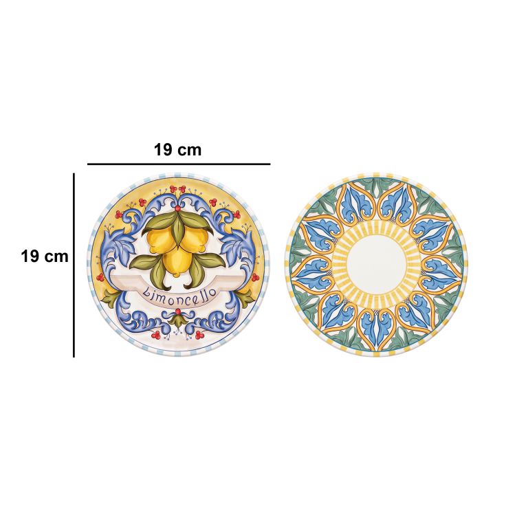 Servizio Piatti Multicolore set da 6, - Nigalo