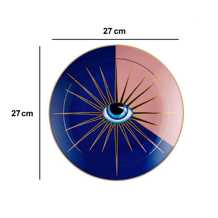 Servizio Piatti Multicolore set da 6 per Dessert Adatto per Lavastoviglie, - Nilimasa