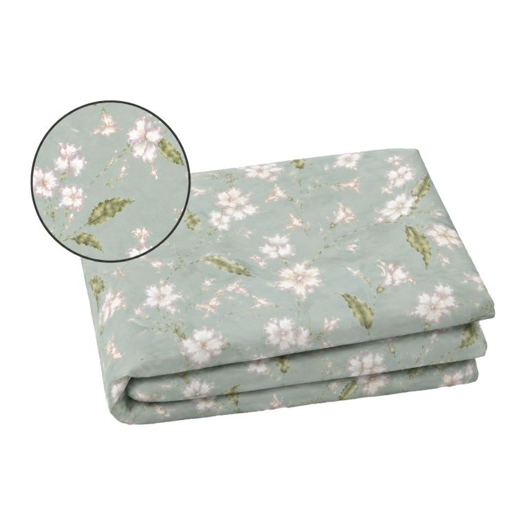 Set Completo Letto Matrimoniale Azzurro Bianco 100% Puro Cotone, Lavabile in Lavatrice - Rovanone Luxury