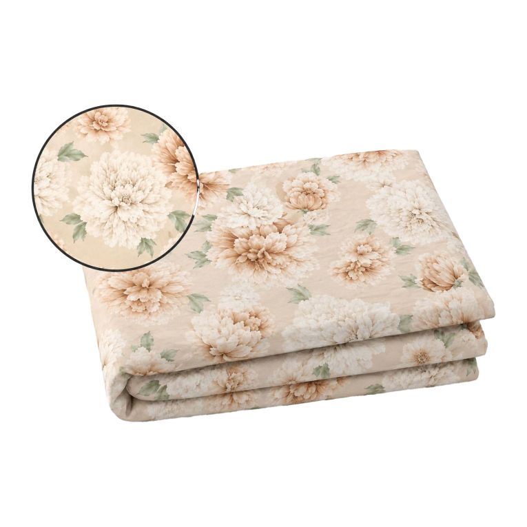 Set Completo Letto Matrimoniale Bianco Crema Rosa 100% Puro Cotone, Lavabile in Lavatrice - Rovanone Luxury