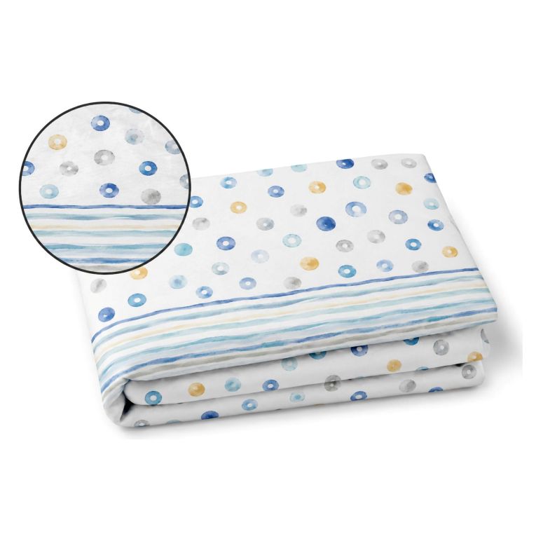 Set Completo Letto Matrimoniale blu 50% Cotone 50% Poliestere, Lavabile in Lavatrice - Sasemama Luxury