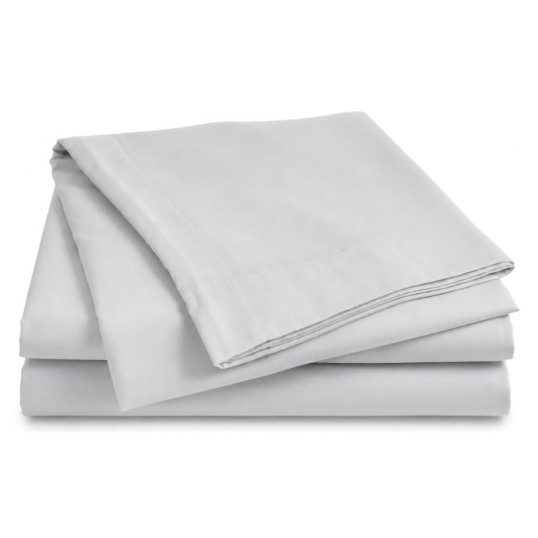 Set Completo Letto Matrimoniale Grigio 100% Puro Cotone, Lavabile in Lavatrice - Rova Luxury