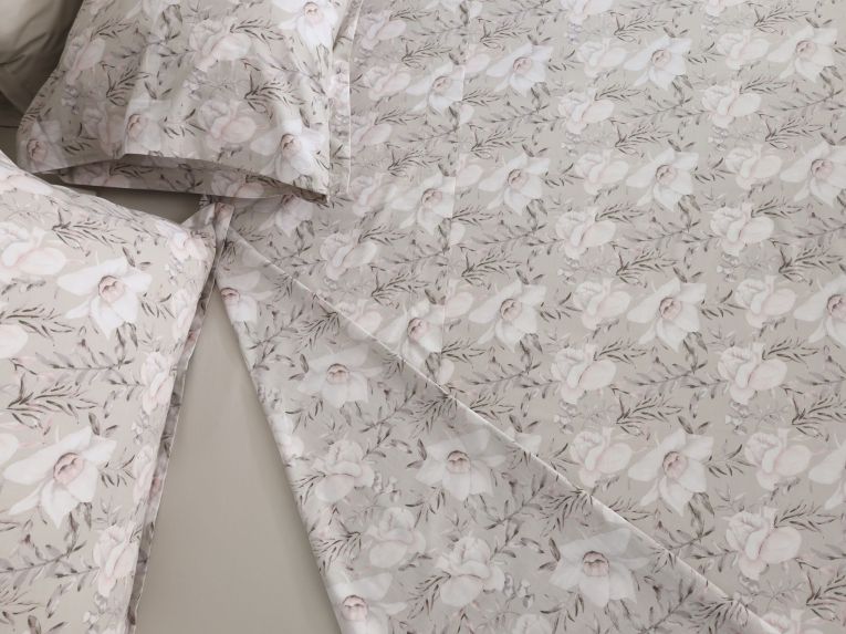 Set Completo Letto Matrimoniale Rosa Antico Percalle 210 Fili in Cotone Pettinato e Mercerizzato - Samimali Luxury
