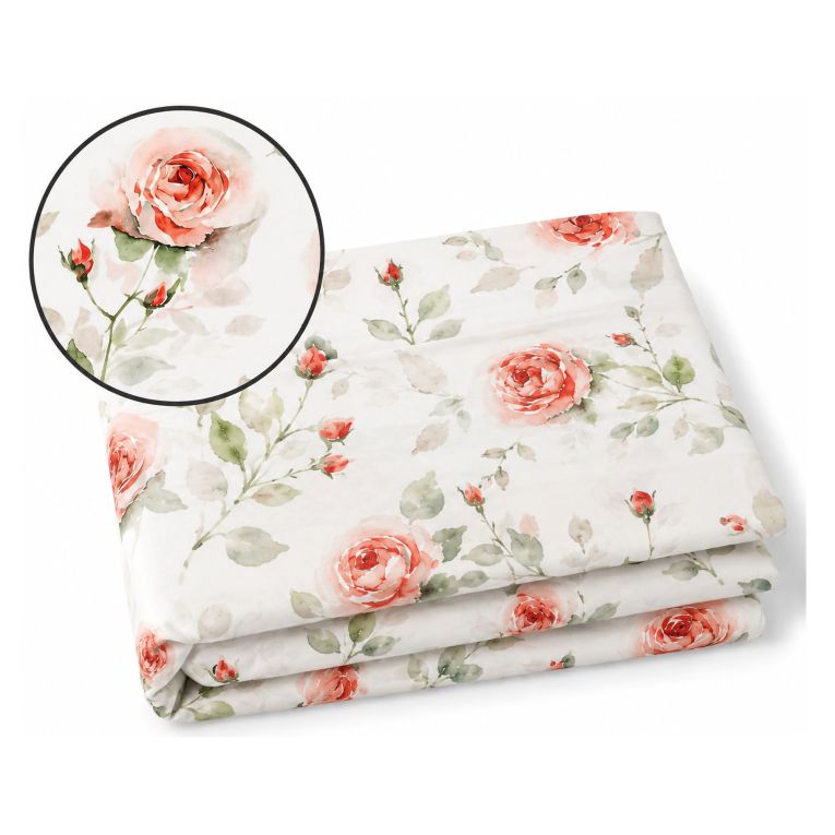 Set Completo Letto Matrimoniale Rosso Raso 250 Fili in Cotone Pettinato e Mercerizzato, Lavabile in Lavatrice - Salineso Luxury