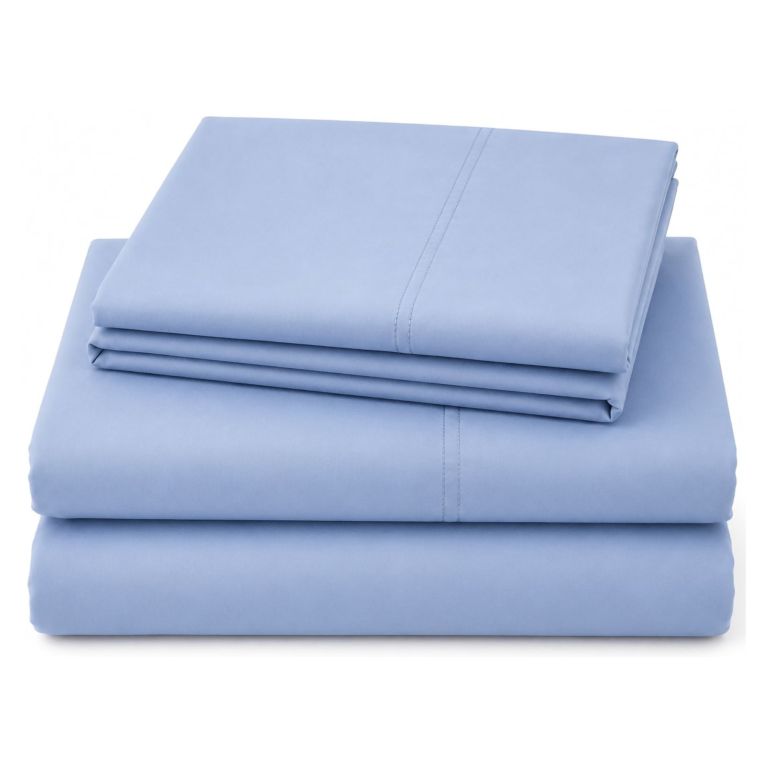 Set Completo Letto Piazza e Mezza blu Cadetto 100% Puro Cotone , Lavabile in Lavatrice - Rotira Luxury