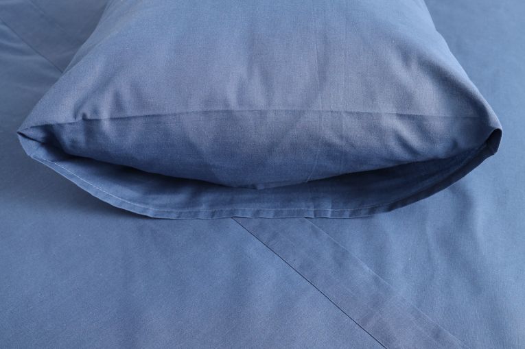 Set Completo Letto Piazza e Mezza blu Mare 50% Cotone 50% Poliestere , Lavabile in Lavatrice - Sarenina Luxury