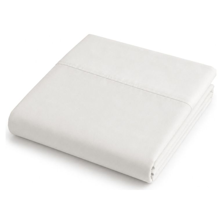 Set Completo Letto Singolo Bianco 50% Cotone 50% Poliestere, Lavabile in Lavatrice - Sapatalo Luxury