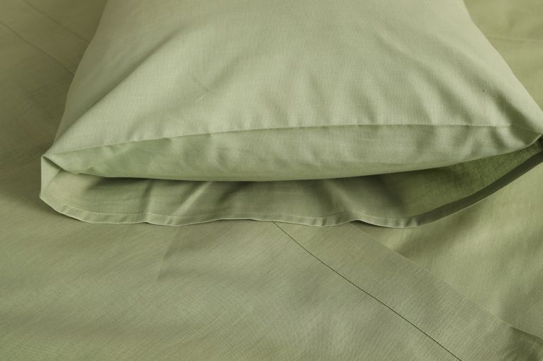 Set Completo Letto Singolo Verde 50% Cotone 50% Poliestere, Lavabile in Lavatrice - Sapatalo Luxury