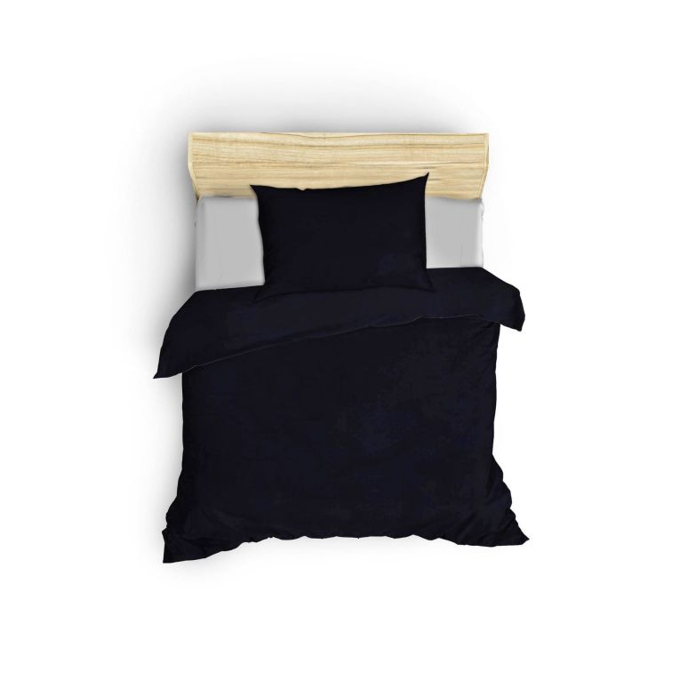 Set copripiumino singolo e 1 federa Gillette, 200x155 cm, Blu