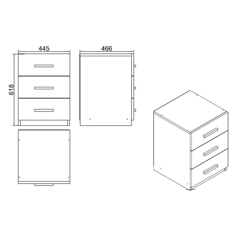Set da Ufficio Marrone Noce Nero Antracite 18 Ripiani Modulabile, Angolare - Capralba
