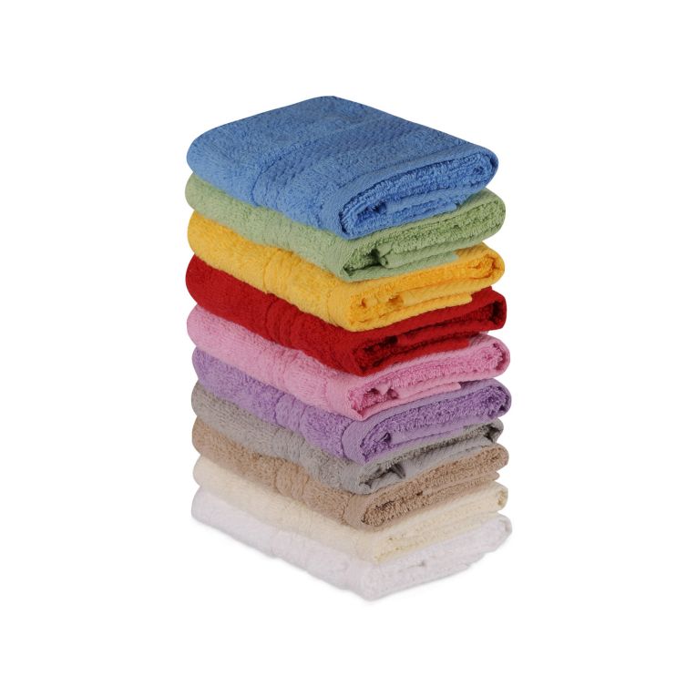 Set di 10 asciugamani Merrillville, 30x50 cm, Multicolore