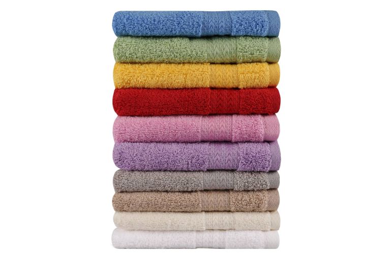 Set di 10 asciugamani Merrillville, 30x50 cm, Multicolore
