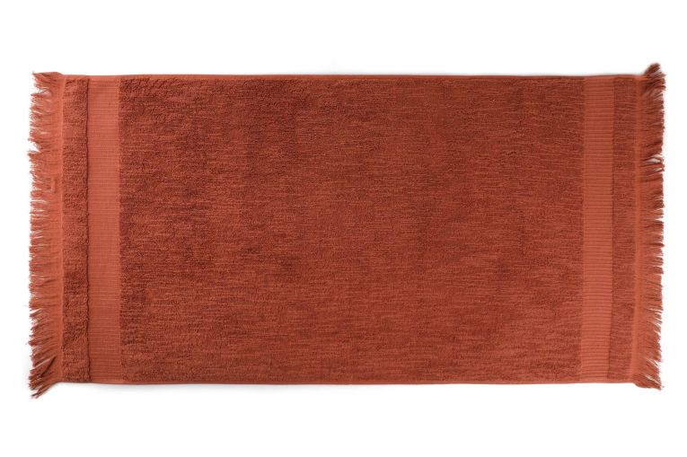 Set di 2 asciugamani Chattanooga, 50x90 cm, Rame