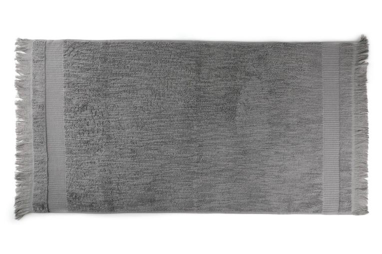 Set di 2 asciugamani South Bend, 75x150 cm, Grigio scuro