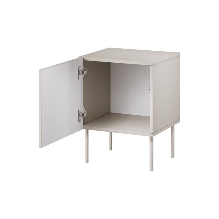 Set di 2 comodini Viano, 45x42 h59 cm, Beige