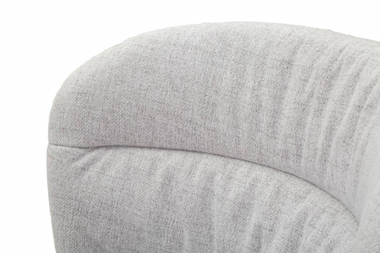 Set di 2 sedie Bitritto, Seduta indoor, Sedia imbottita, Poltrona multiuso, 58x61 h85 cm, Nero e Grigio