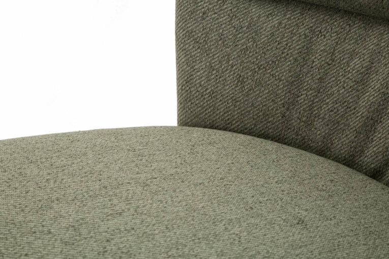 Set di 2 sedie Bitritto, Seduta indoor, Sedia imbottita, Poltrona multiuso, 58x61 h85 cm, Nero e Verde