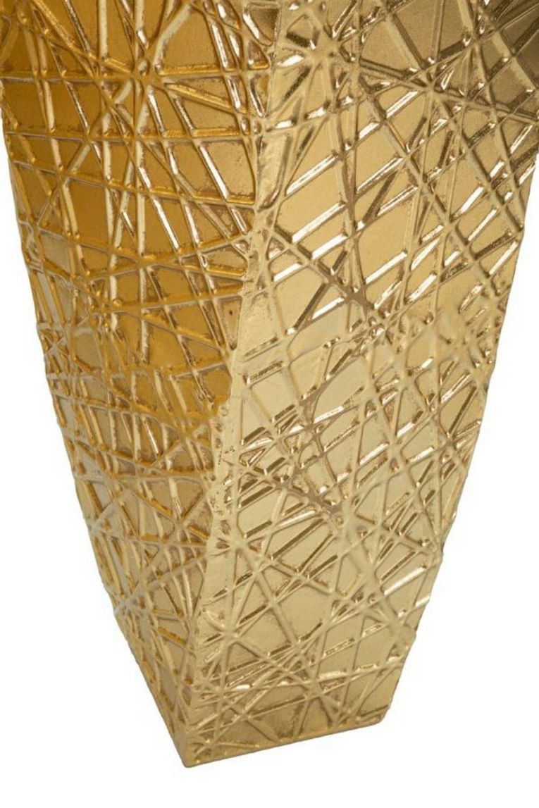 Set di 2 vasi Ritaldi, 34x34 h90 cm, Oro