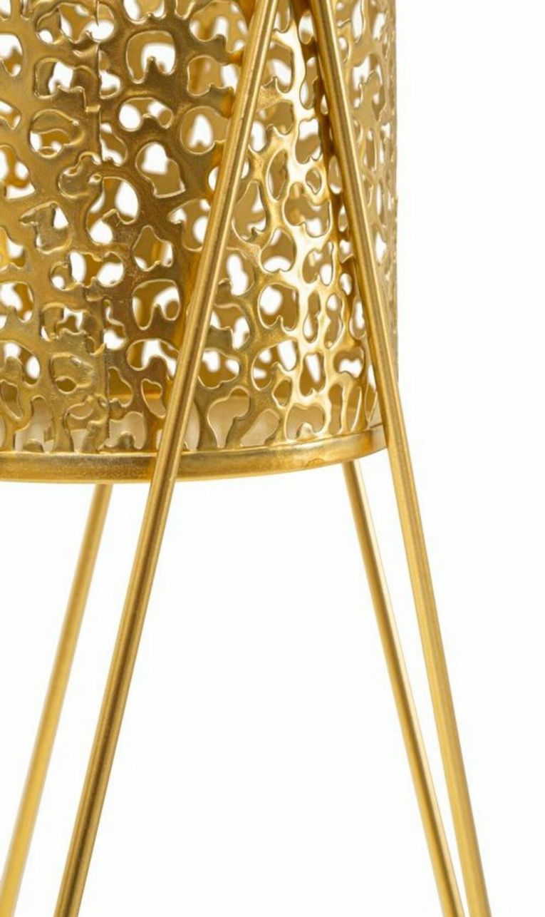 Set di 2 vasi Robert, Oro, 21x20 h46 cm